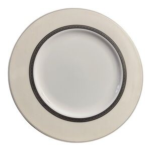 Waterford Carina Platinum Fine English China Dinner Plate Made In England - NWT